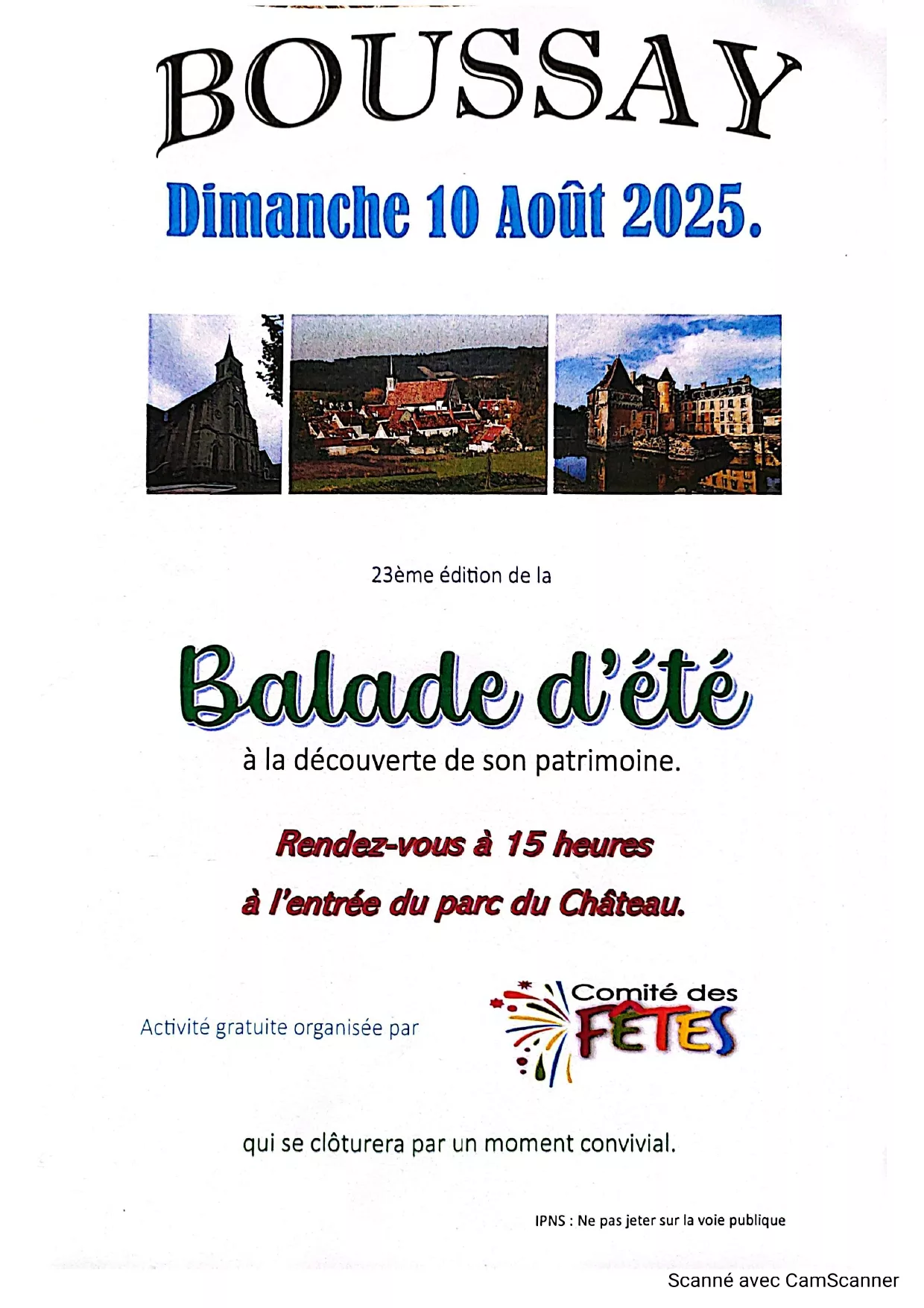 Affiche balade d'été