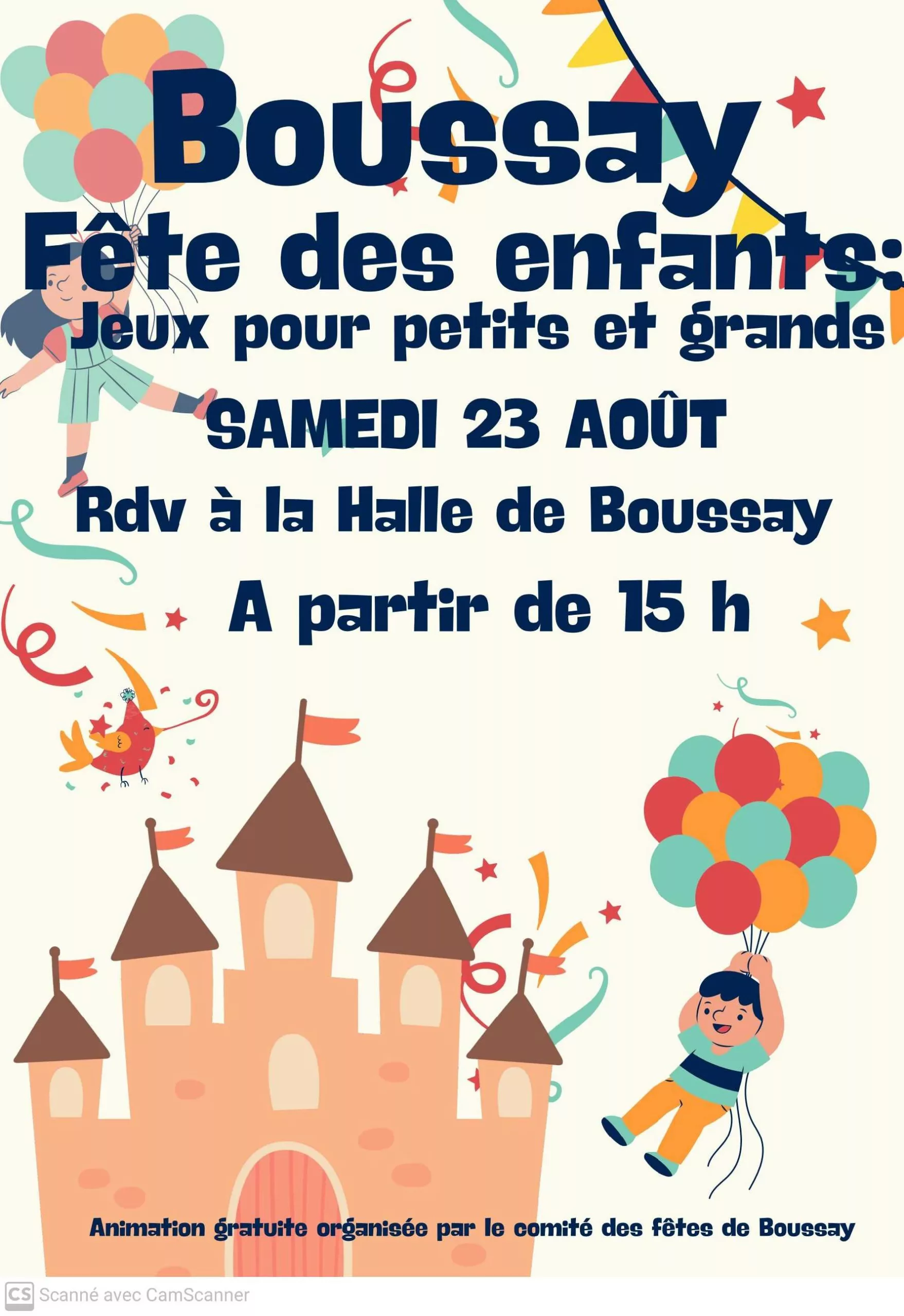 Affiche fête des enfants
